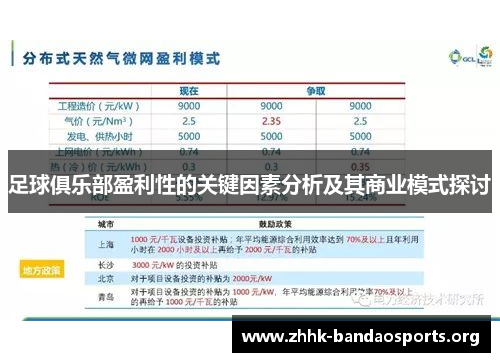 足球俱乐部盈利性的关键因素分析及其商业模式探讨 足球俱乐部盈利性的关键因素分析及其商业模式探讨